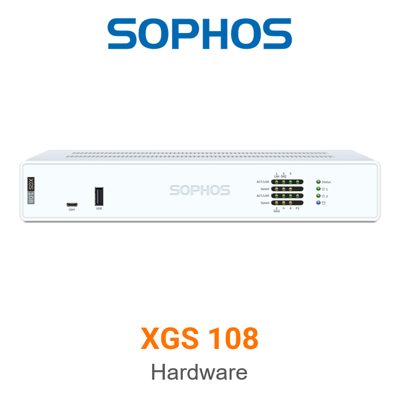 Sophos XGS 108 Firewall Hardware Vorderseite