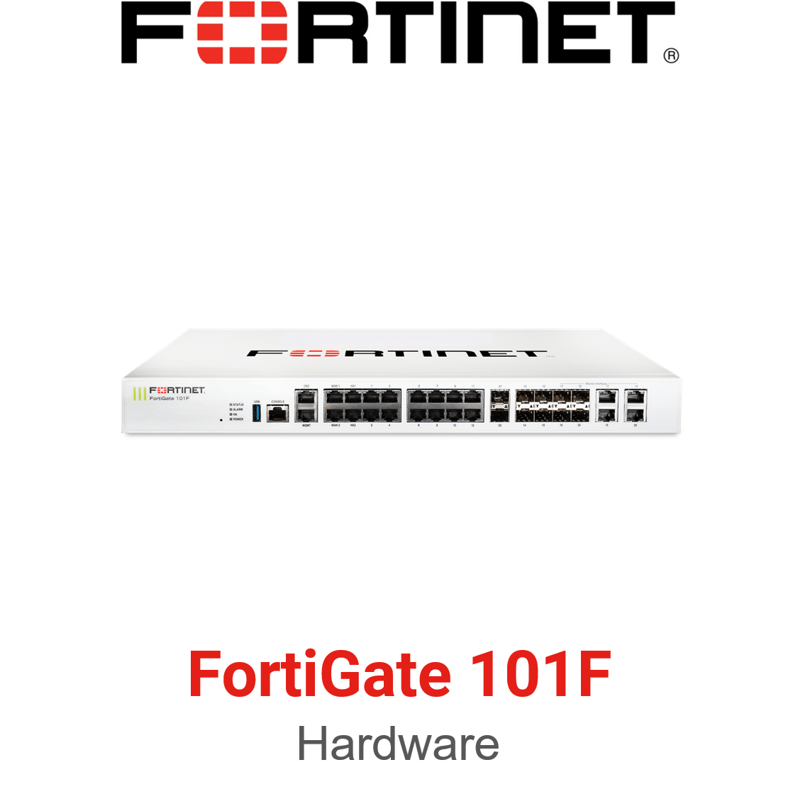 Fortinet FortiGate 101F Firewall Hardware Vorderseite
