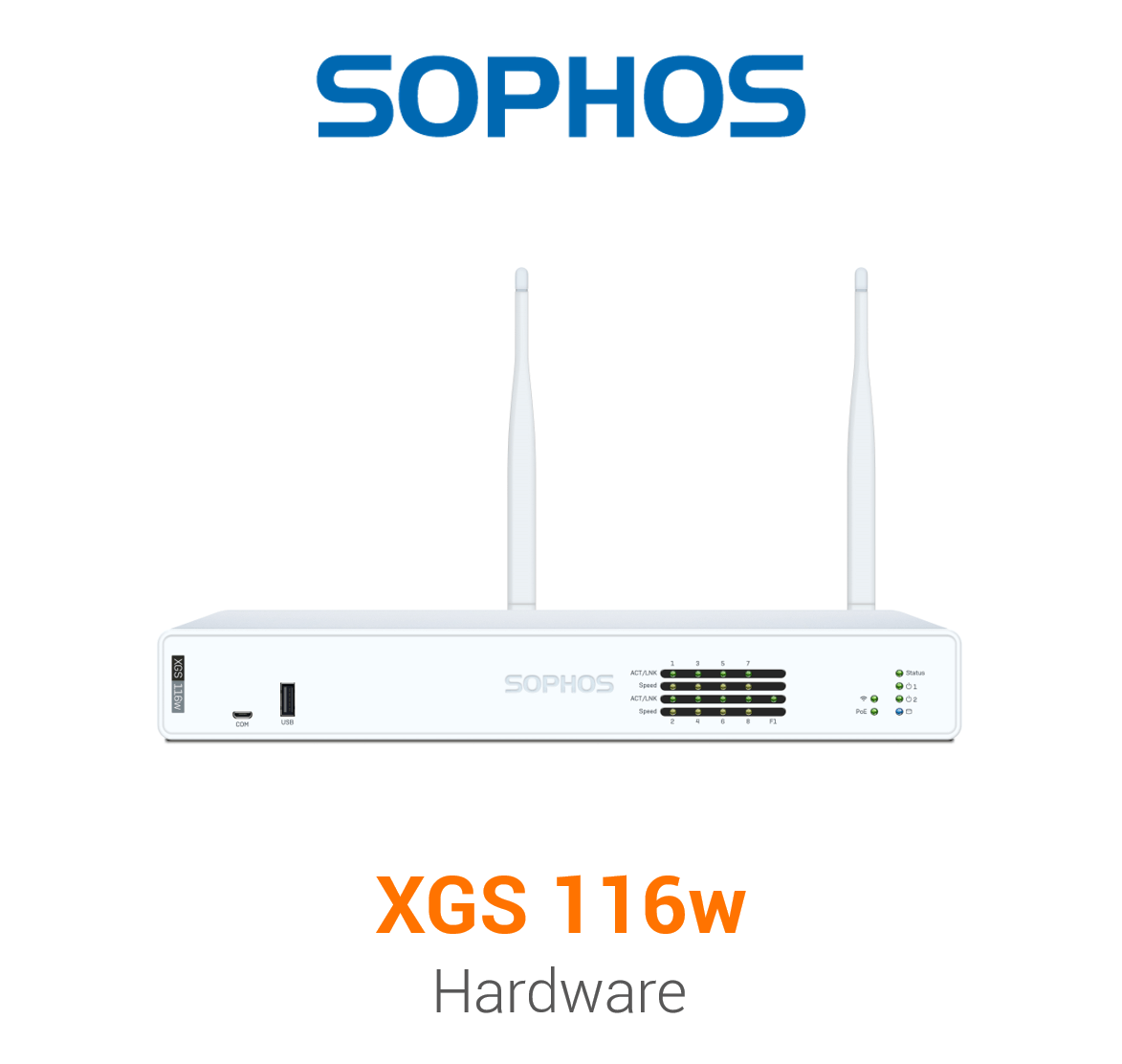 Sophos XGS 116w Firewall Hardware Vorderseite