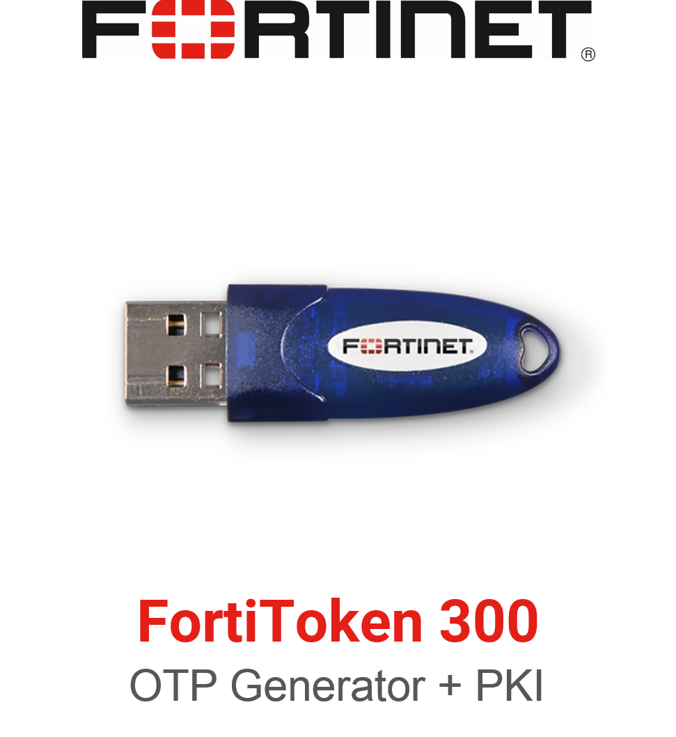 Fortinet FortiToken 300 OTP + PKI Generator Vorderansicht