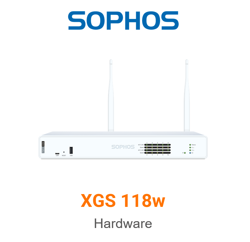 Sophos XGS 118w Firewall Hardware Vorderseite