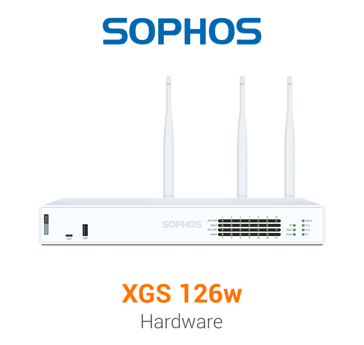 Sophos XGS 126w Firewall Hardware Vorderseite