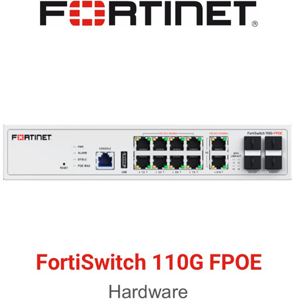 Fortinet FortiSwitch 110G FPOE