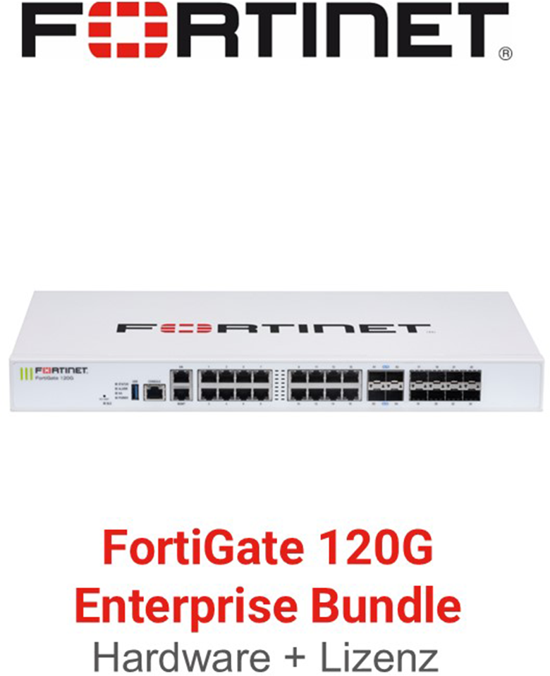 Fortinet FortiGate-120G - Enterprise Bundle (Hardware + Lizenz)
