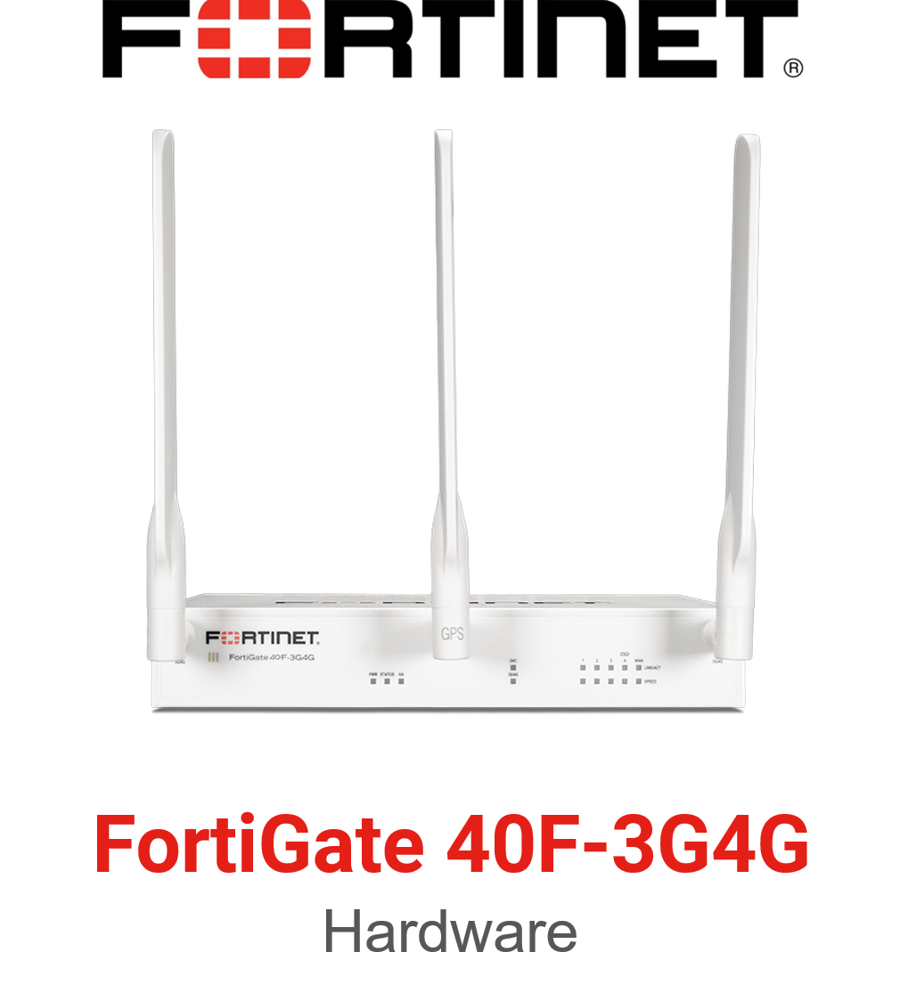 Fortinet FortiGate 40F 3G4G Firewall Hardware Vorderseite